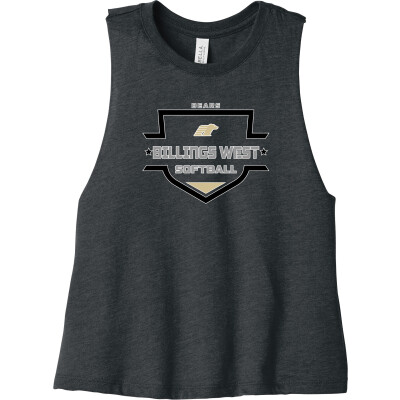 Bella+Canvas Women’s Racerback Cropped Tank