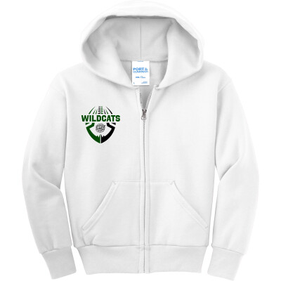 Youth Core Fleece Full-Zip Hooded Sweatshirt