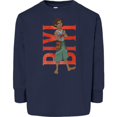 Biyi Hero Pose Toddler Fine Jersey Long Sleeve Tee
