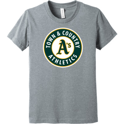 Bella+Canvas Youth Heather CVC Tee