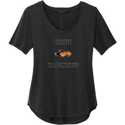 Women's Stretch Jersey Relaxed Scoop Tee