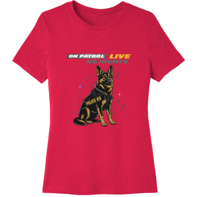K9s Nights Women's Relaxed Jersey Short Sleeve Tee