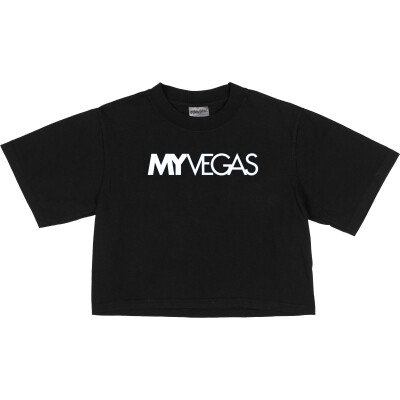 MY VEGAS SHAKA WEAT WOMEN'S GARMENT DYE CROPPED T-SHIRT