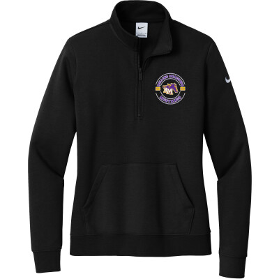 Nike Women's Club Fleece Sleeve Swoosh 1/2-Zip