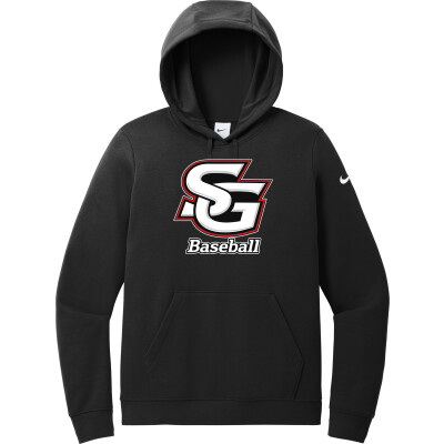 Nike Women's Club Fleece Sleeve Swoosh Pullover Hoodie