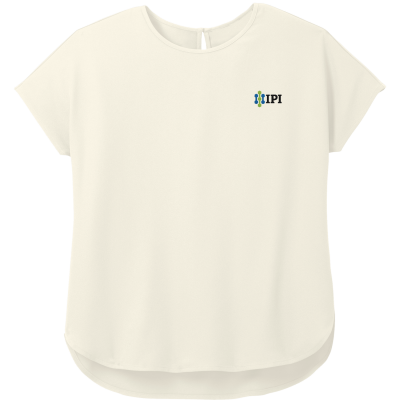 Womens Stretch Crepe Crew
