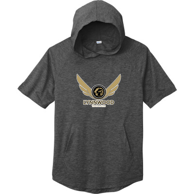 Tri-Blend Wicking Short Sleeve Hoodie
