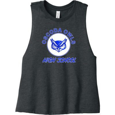 Bella+Canvas Women’s Racerback Cropped Tank