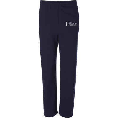 Open-Bottom Sweatpants with Pockets