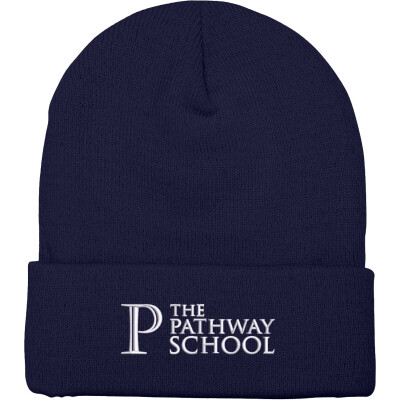 Adult - Cuffed Knit Beanie (Embroidered)
