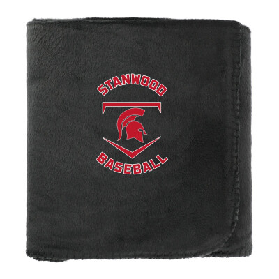 100% Recycled PET Fleece Blanket with RPET Pouch