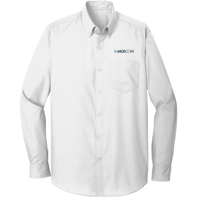 Long Sleeve Carefree Poplin Shirt