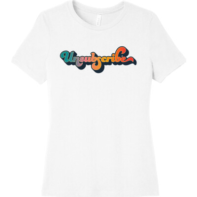 Unsubscribe (unweathered) - Women's Relaxed Jersey Short Sleeve Tee