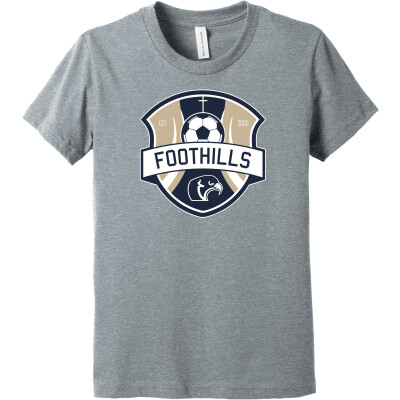 Bella+Canvas Youth Heather CVC Tee
