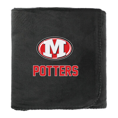 100% Recycled PET Fleece Blanket with RPET Pouch