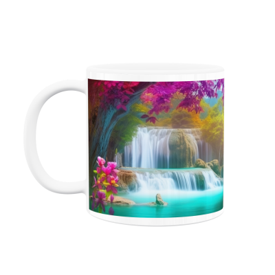 11 oz White Ceramic Mug