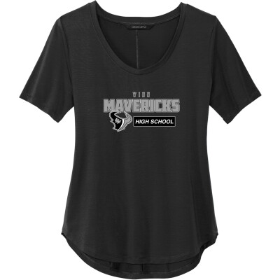 Women's Stretch Jersey Relaxed Scoop Tee