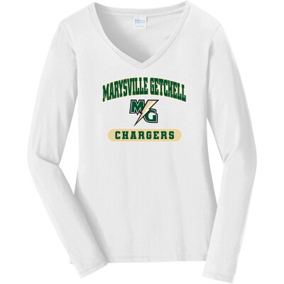 Women's Long Sleeve Fan Favorite V-Neck Tee