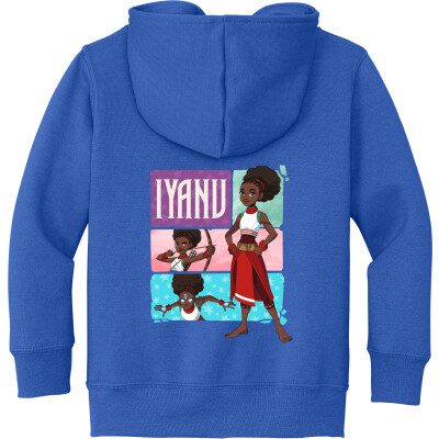 Iyanu (Tiles) Toddler Fleece Full-Zip Hoodie