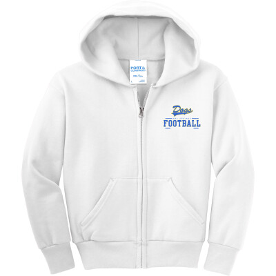 Youth Core Fleece Full-Zip Hooded Sweatshirt