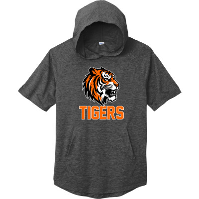 Tri-Blend Wicking Short Sleeve Hoodie