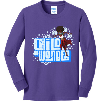 Iyanu Divine Powers Youth Long Sleeve Cotton Tee