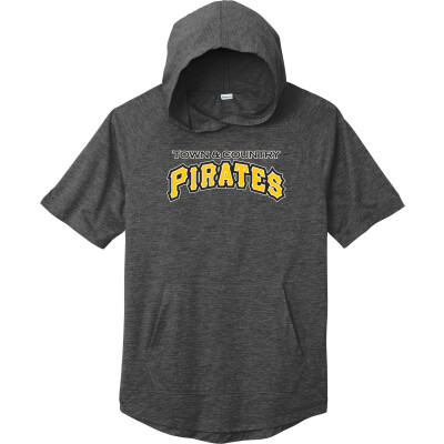 Tri-Blend Wicking Short Sleeve Hoodie