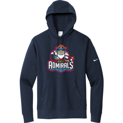 Mass Admirals Nike Fleece Sleeve Swoosh Pullover Hoodie