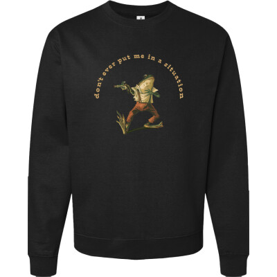 Boundry Frog - Midweight Crewneck Sweatshirt Loose