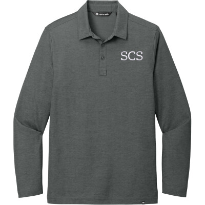 Travis Mathew Oceanside Heather Long Sleeve Polo