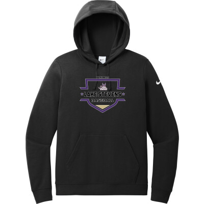 Nike Women's Club Fleece Sleeve Swoosh Pullover Hoodie