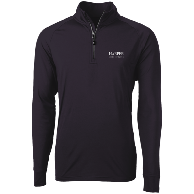 CUTTER & BUCK Adapt Eco Knit Stretch Recycled Mens Quarter Zip Pullover - MCK01143 (DTF)