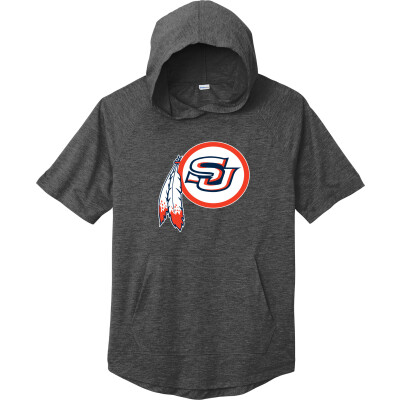 Tri-Blend Wicking Short Sleeve Hoodie