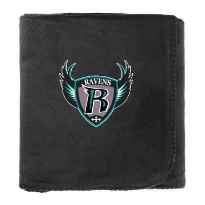 100% Recycled PET Fleece Blanket with RPET Pouch