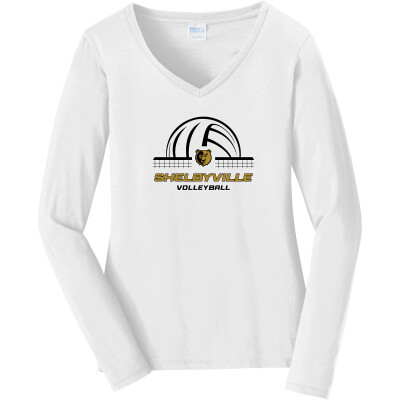 Women's Long Sleeve Fan Favorite V-Neck Tee