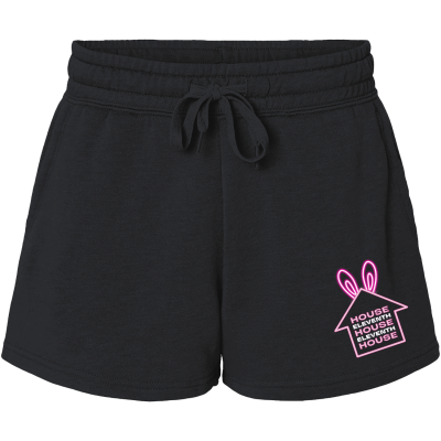 THE HOUSE BUNNY WAVE  FLEECE SHORTS