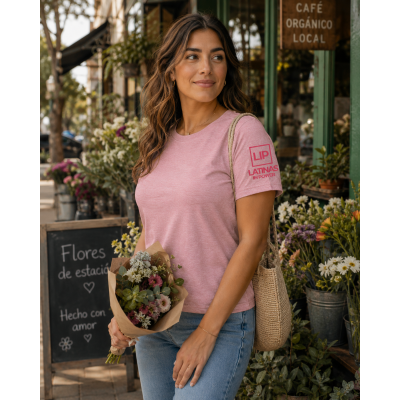 LIP Womens Perfect Tri Tee Sleeve Print