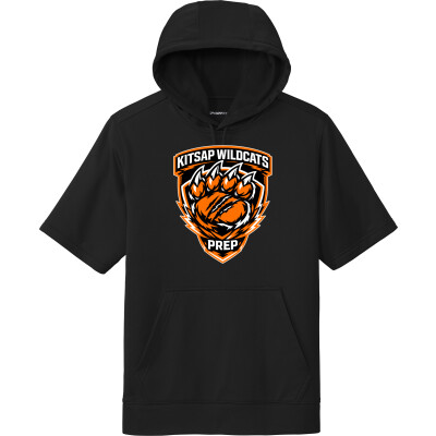 Performance Fleece Short-Sleeve Hooded Pullover
