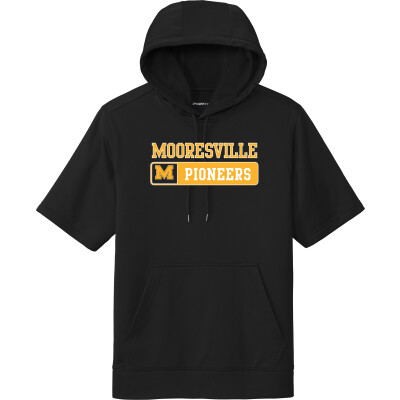 Performance Fleece Short-Sleeve Hooded Pullover