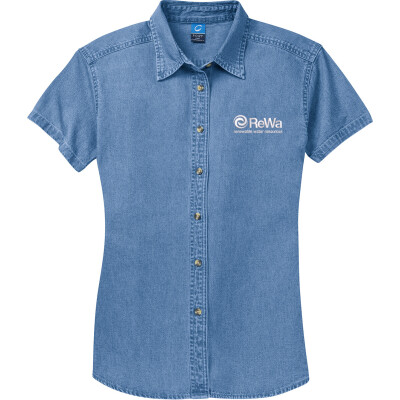 Women's Short Sleeve Value Denim Shirt