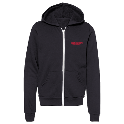 Youth Sponge Fleece Full-Zip Hoodie Sweatshirt