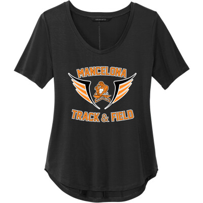 Women's Stretch Jersey Relaxed Scoop Tee