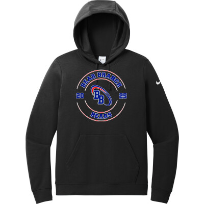 Nike Women's Club Fleece Sleeve Swoosh Pullover Hoodie