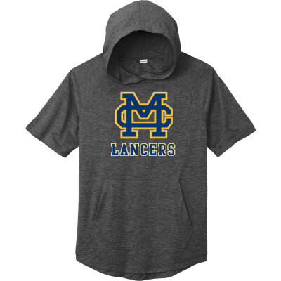 Tri-Blend Wicking Short Sleeve Hoodie