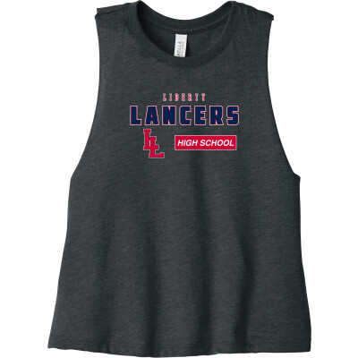 Bella+Canvas Women’s Racerback Cropped Tank