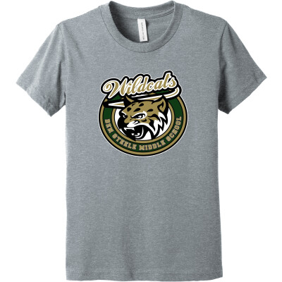 Bella+Canvas Youth Heather CVC Tee