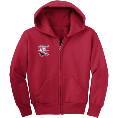 Youth Core Fleece Full-Zip Hooded Sweatshirt