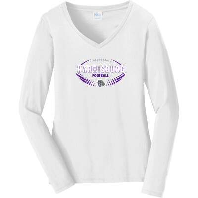 Women's Long Sleeve Fan Favorite V-Neck Tee
