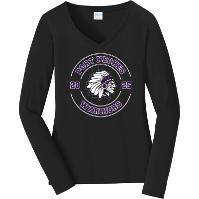 Women's Long Sleeve Fan Favorite V-Neck Tee
