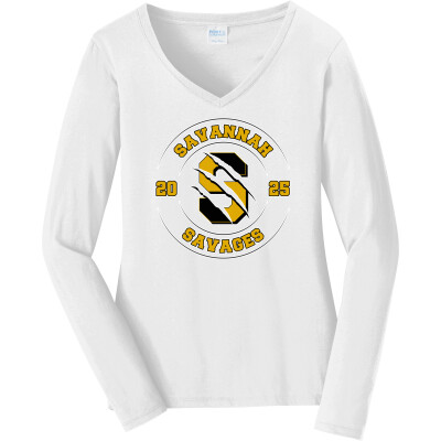 Women's Long Sleeve Fan Favorite V-Neck Tee